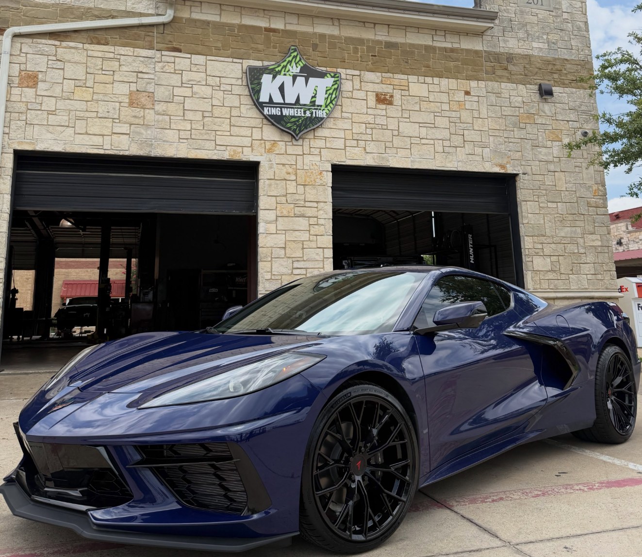 Chevrolet Corvette C8 built at King Wheel & Tire Mansfield